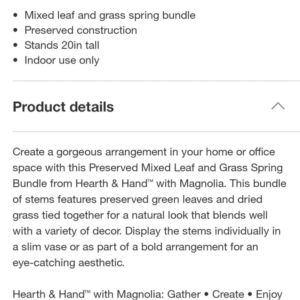 Hearth & Hand brand new